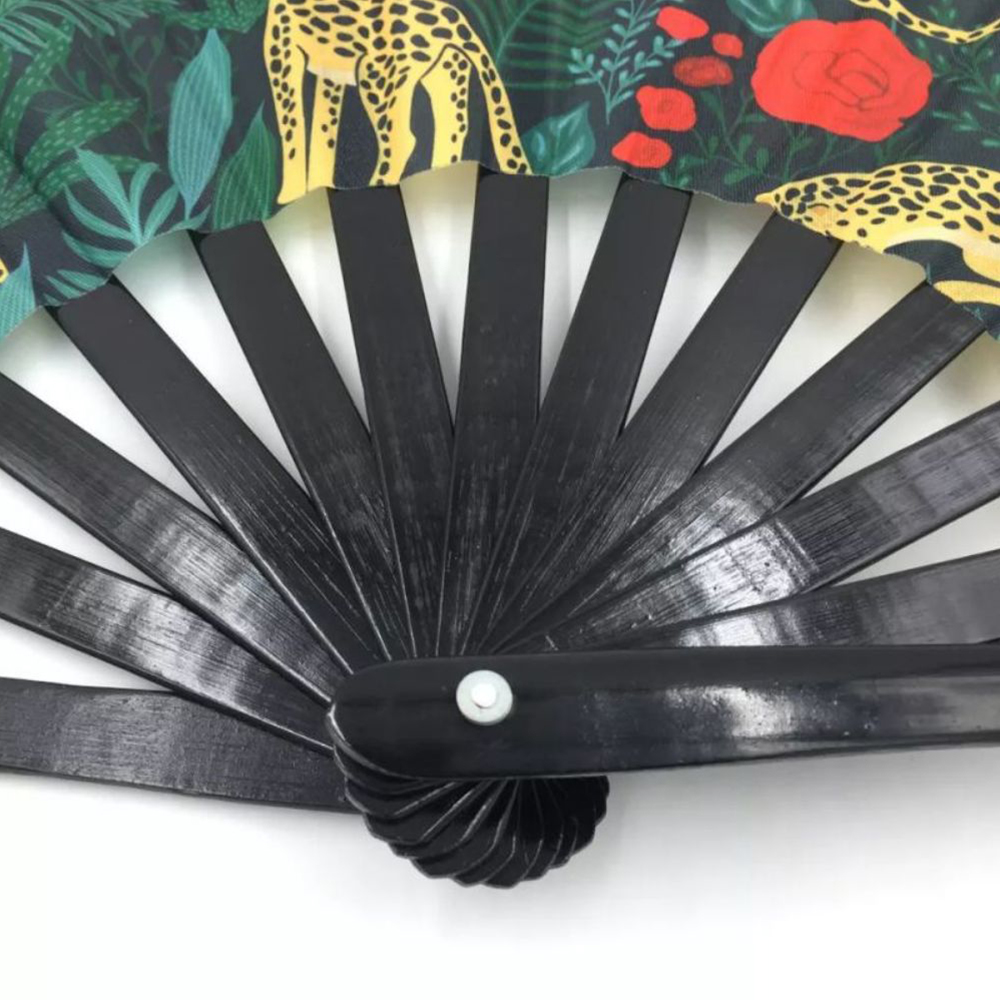 9" PaperBamboo Folding Fan 4