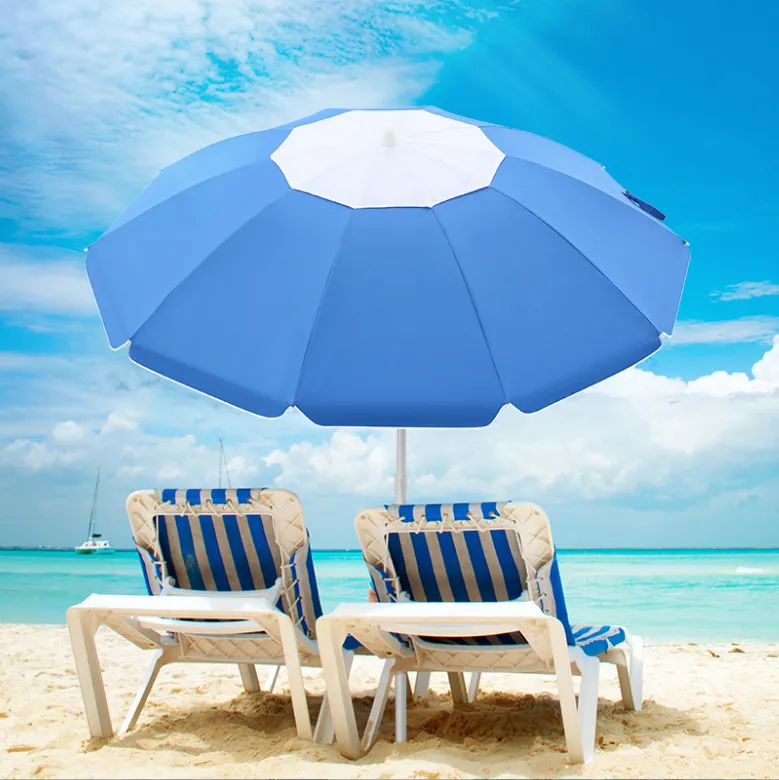 Outdoor 10ft Folding Beach Umbrella 1
