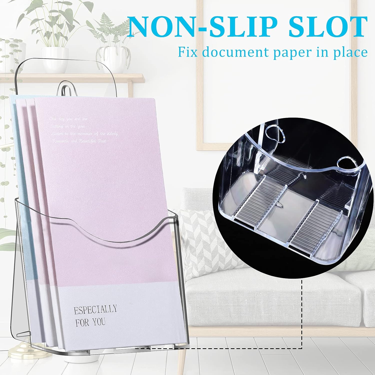 Acrylic Brochure Holder Stand Pamphlet Holder 5