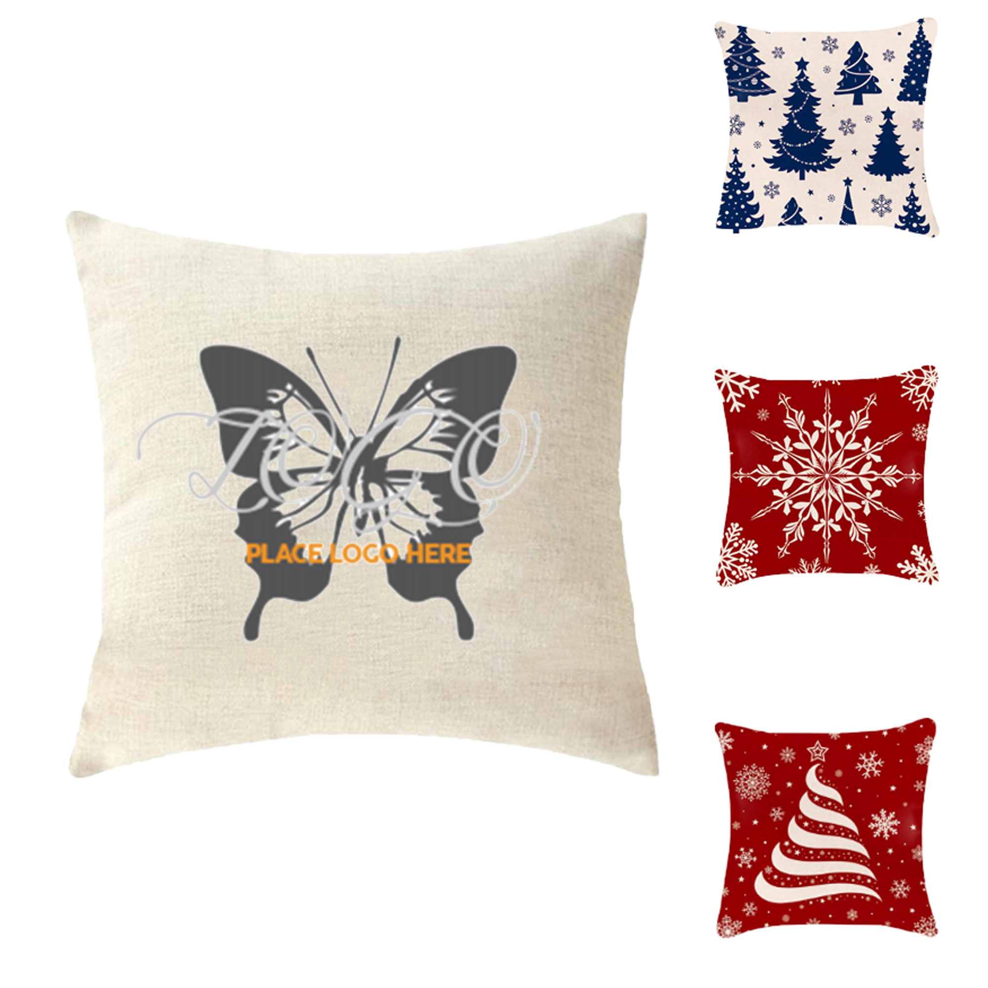 Festive Colorful Print Pillowcase 2