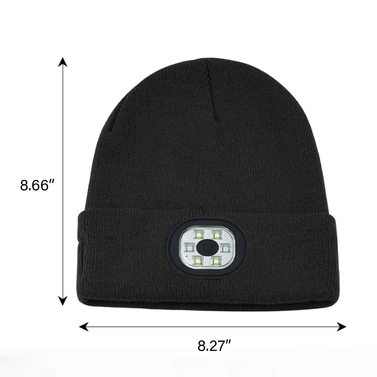 LED Beanie Hat Warm Outdoor Bluetooth Adjustable Cap Unisex 7