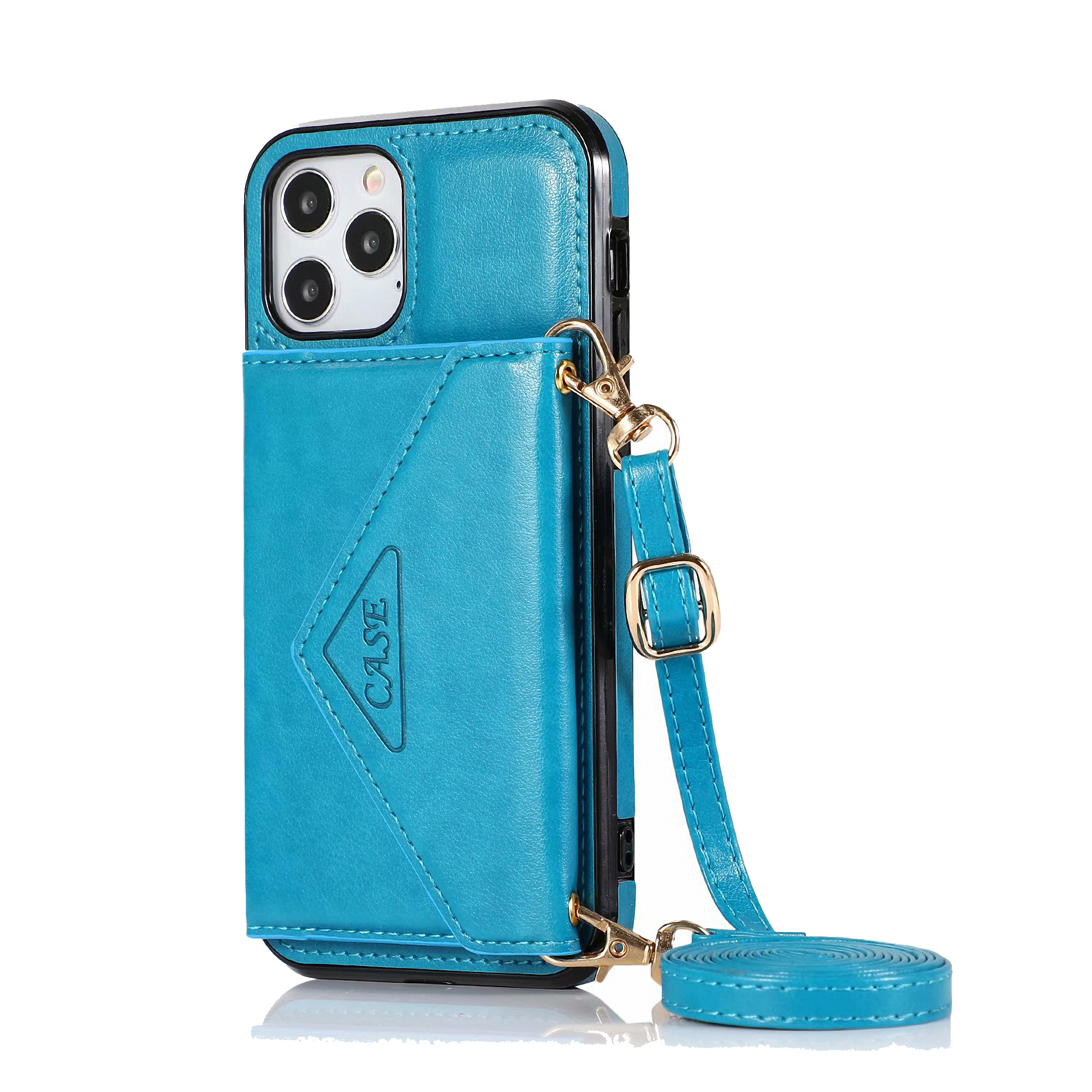 Leather Wallet Phone Case with Strap 4