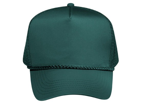 OTTO CAP® 5 Panel Mid Profile Mesh Back Trucker Hat 38