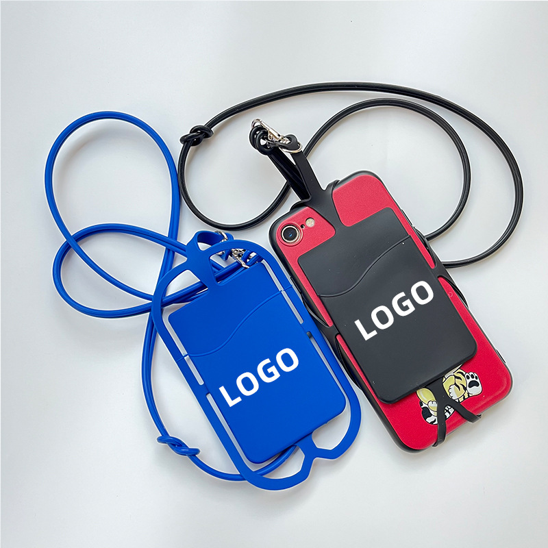 Silicone Lanyard Card Holder 1