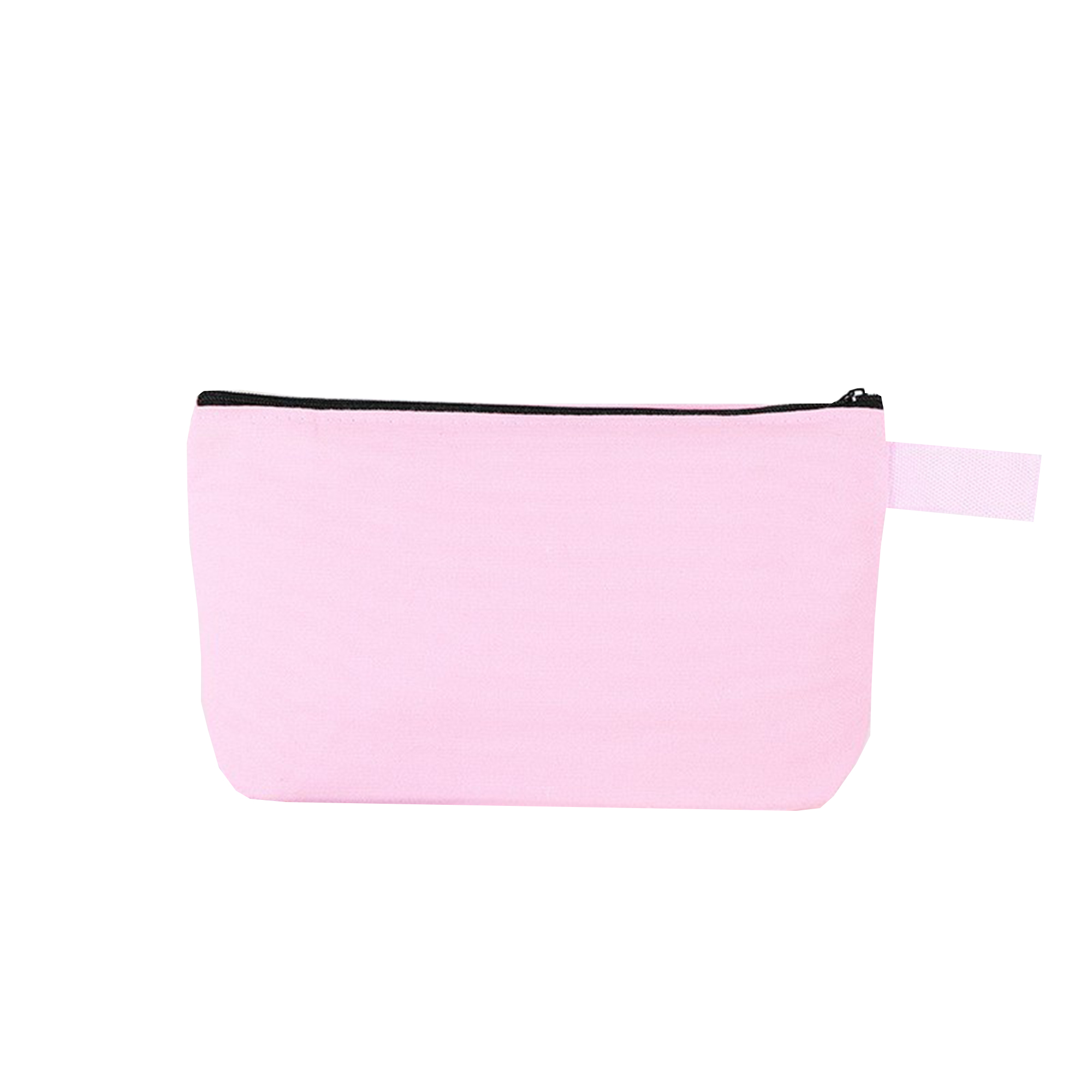 Candy Color Canvas Pencil Case Zipper Handheld Pouch 10