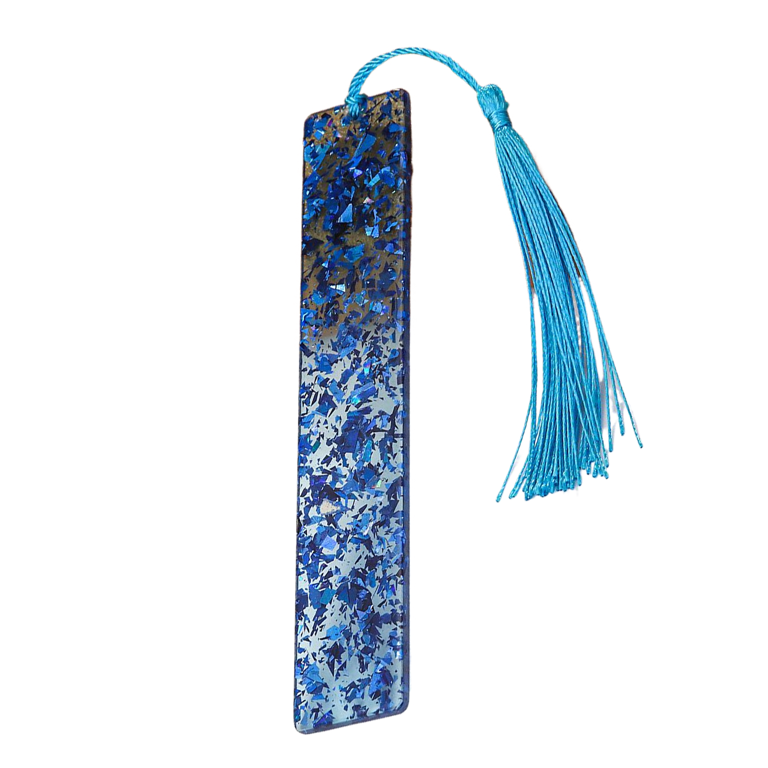 Glitter Rectangle Acrylic Tassel Bookmark 1