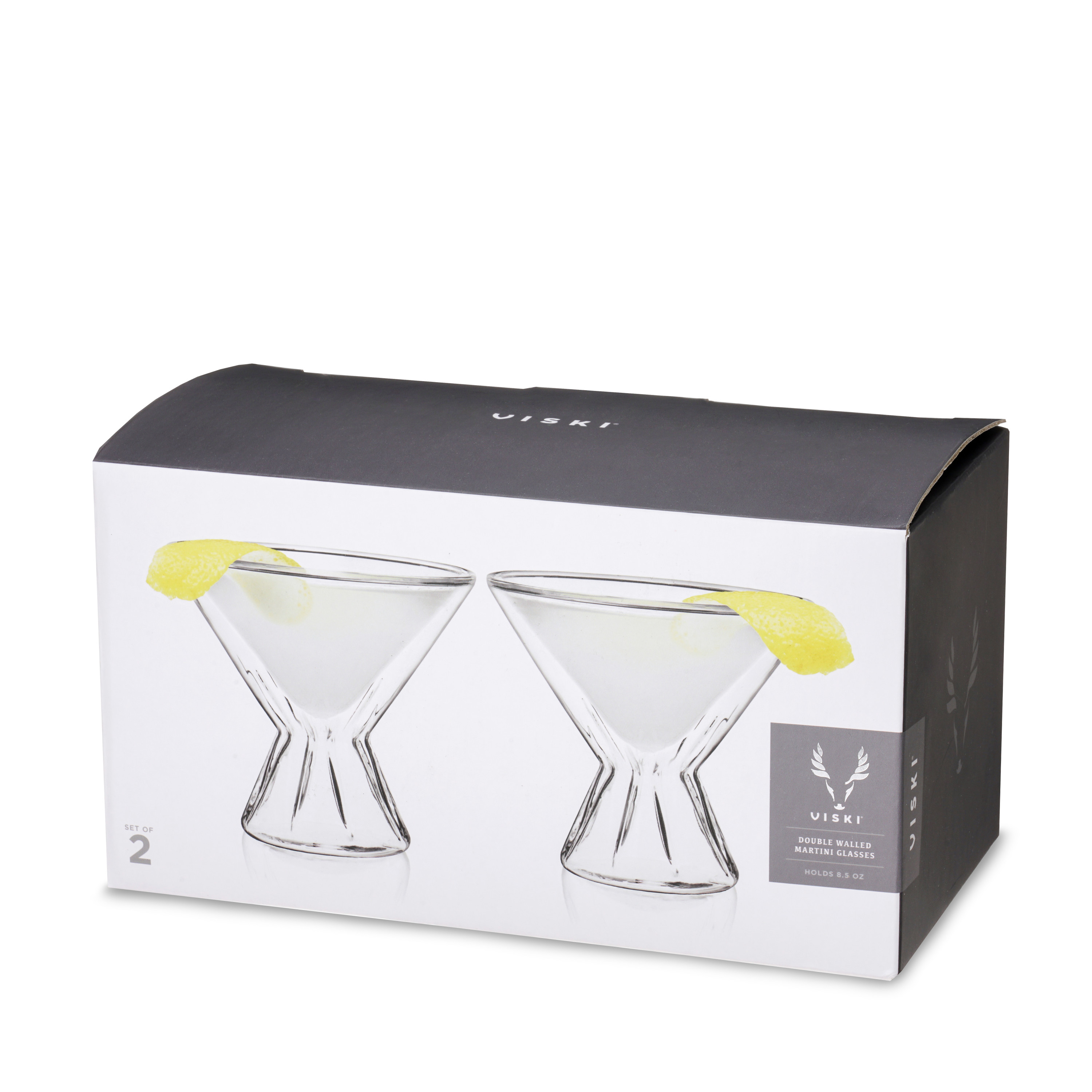 Viski® Double Walled Martini, set of 2 9