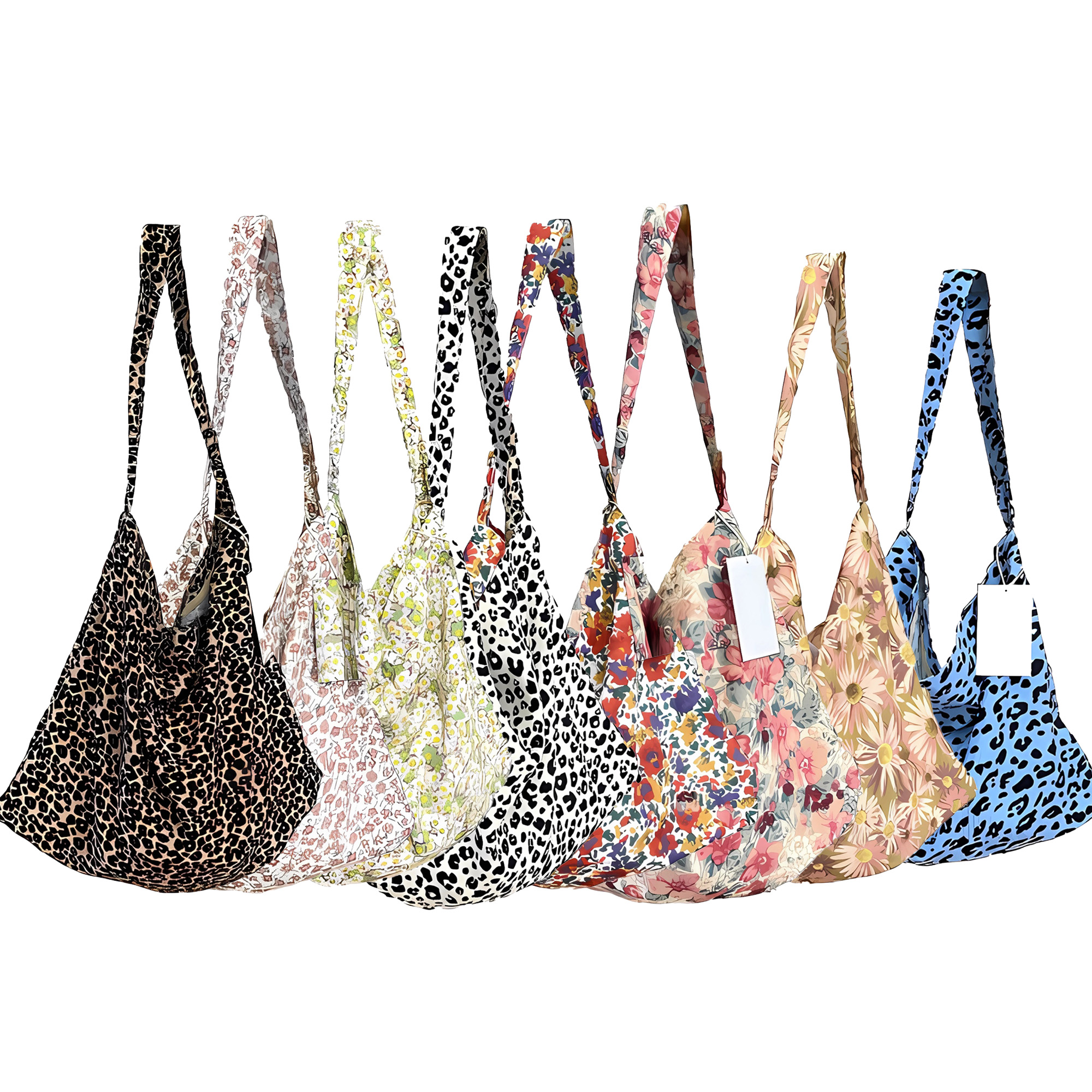 Tote Living Shoulder Leopard Print Crossbody Canvas Bag 8