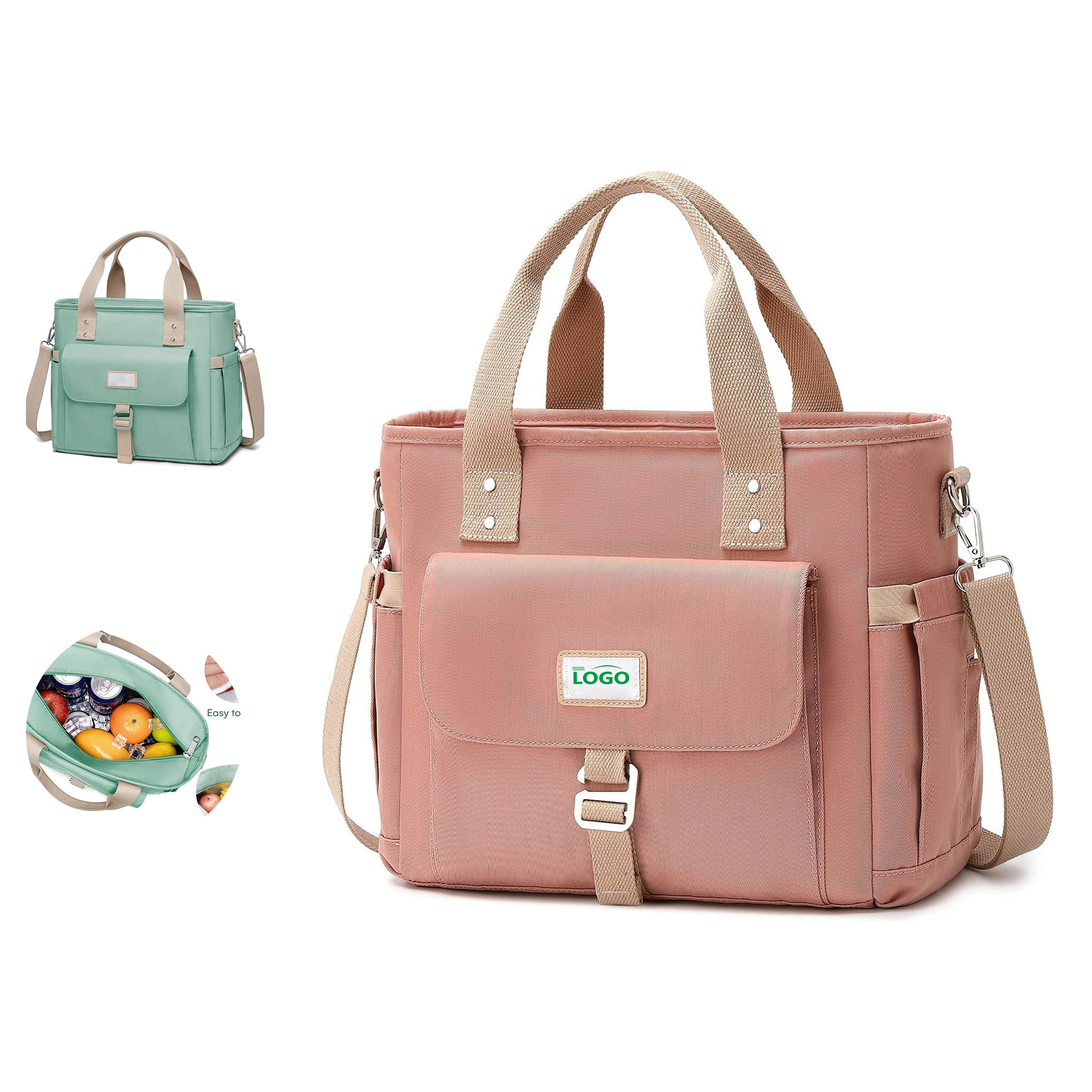 Waterproof Insulated Lunch Bag with Spacious Design 2