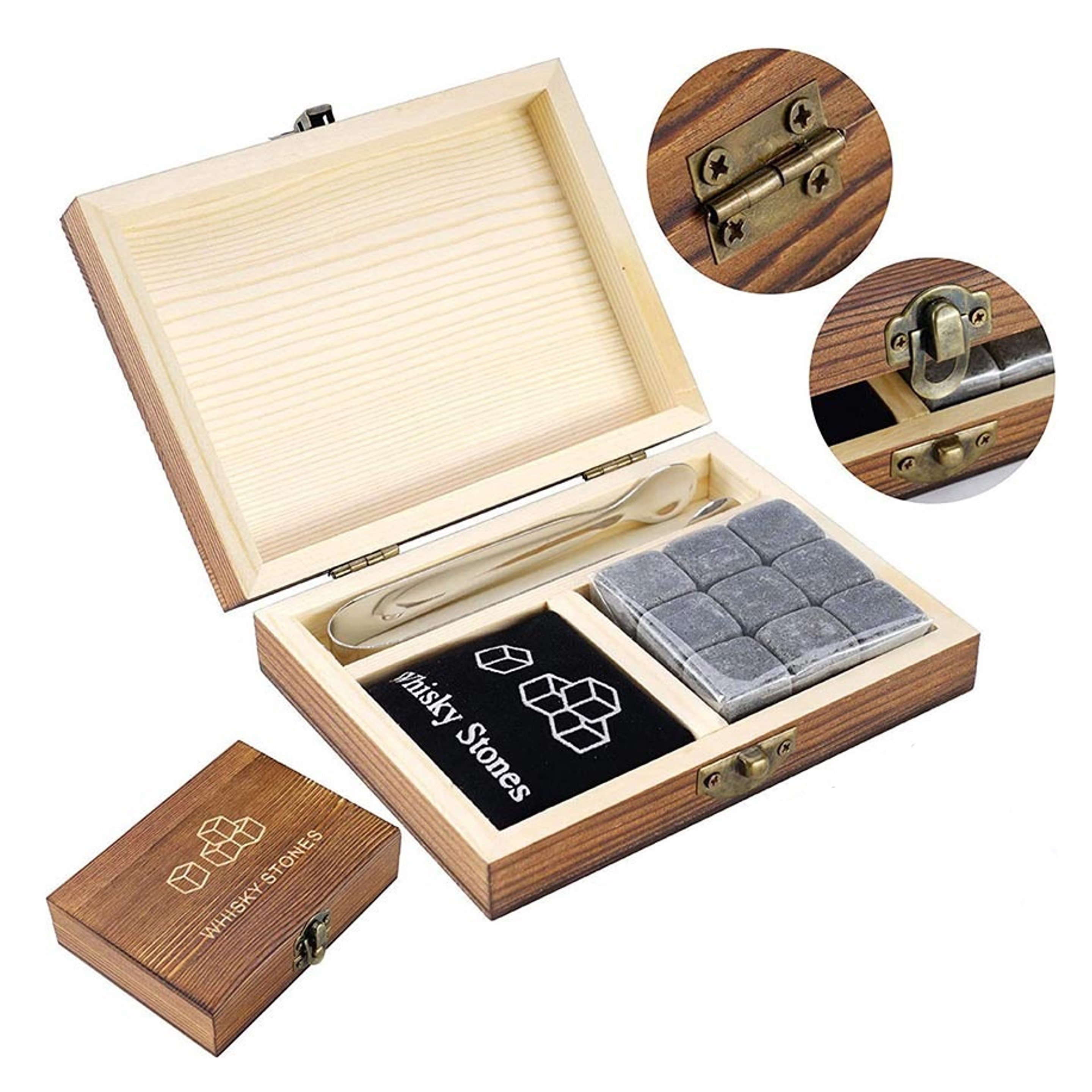 Whiskey Stone Gift Set 3
