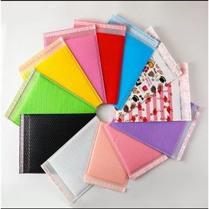 Eco-friendly Matte Shipping Packaging Bubble Poly Padded Wrap Mailer 6