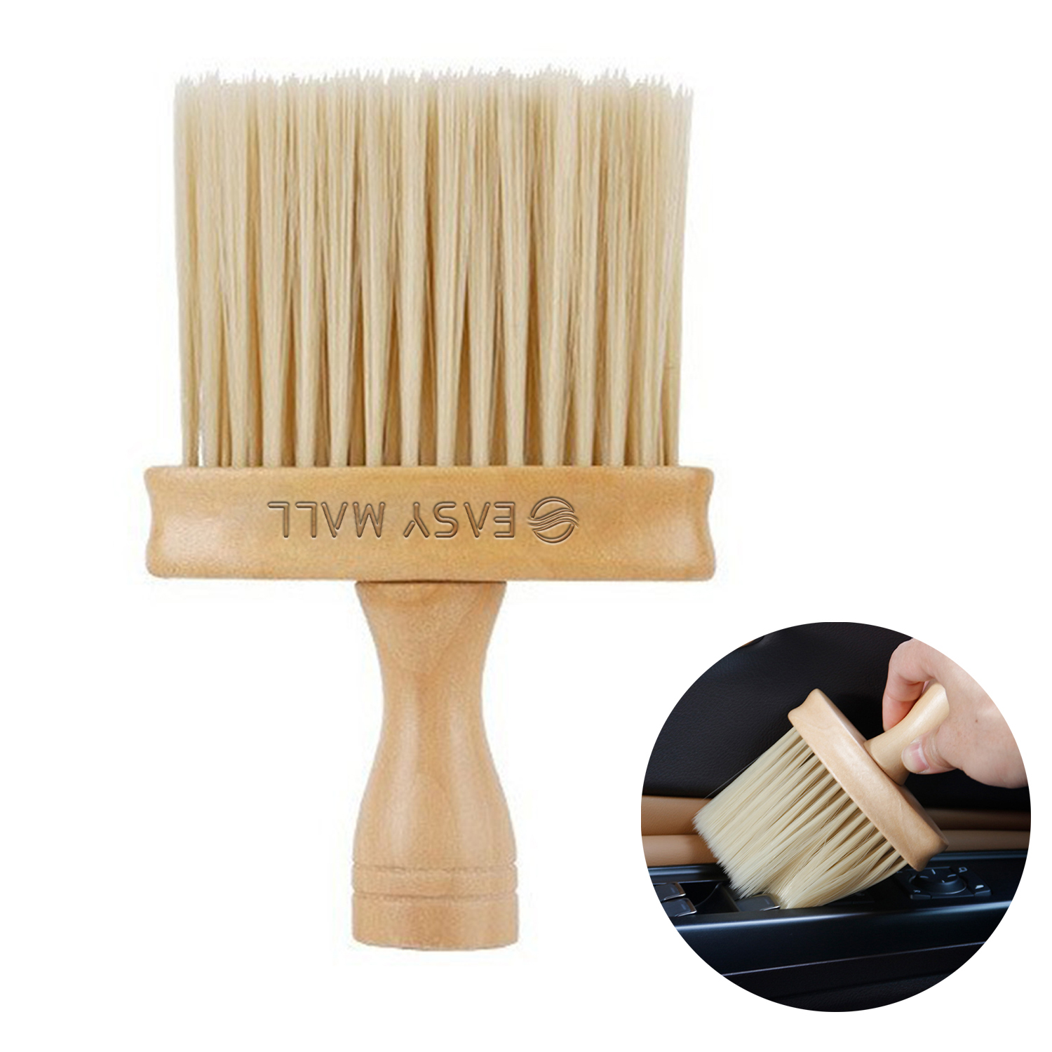 Wooden Car Air Vent Cleaning Brush 1