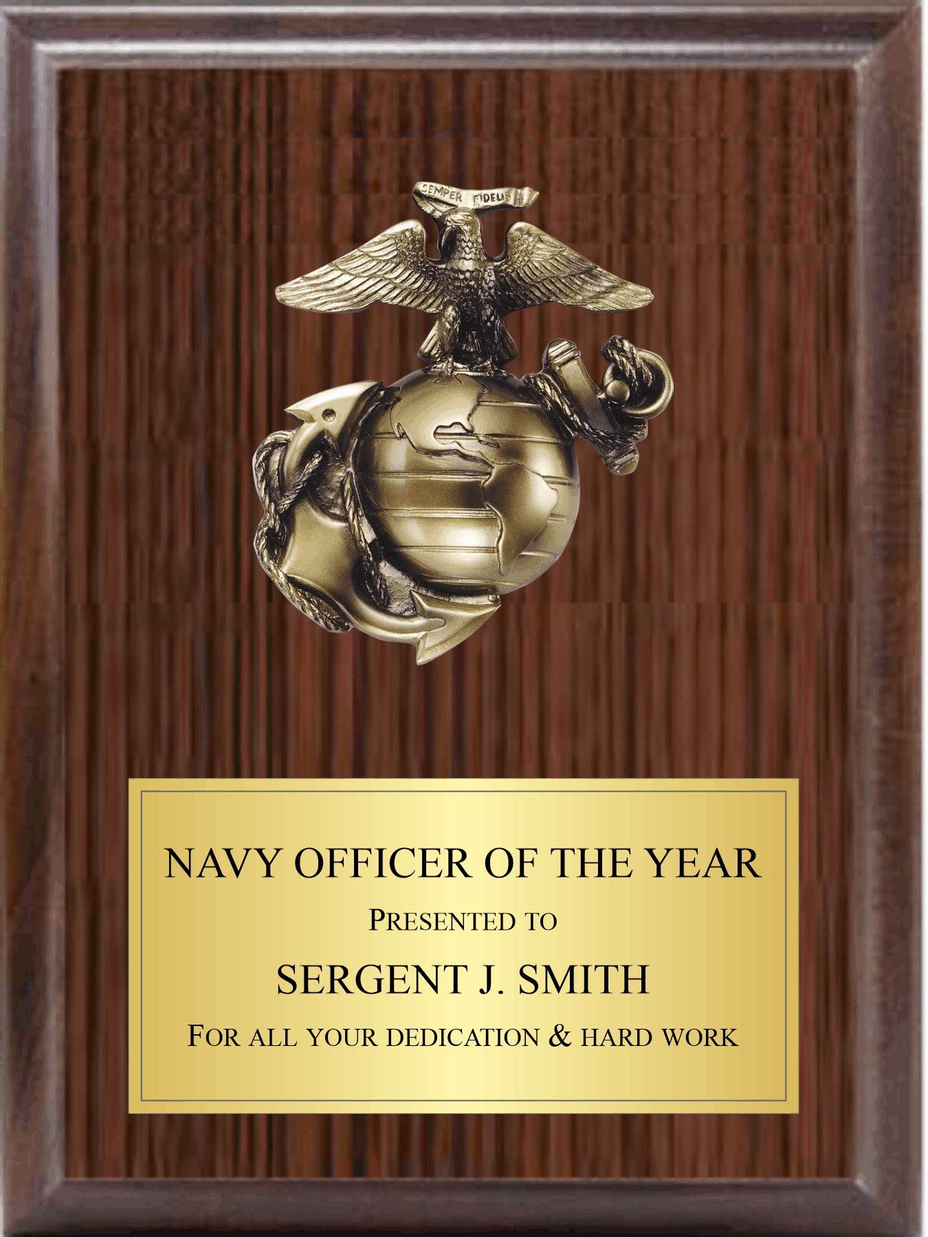 5" Marines Mount On Plaque 2