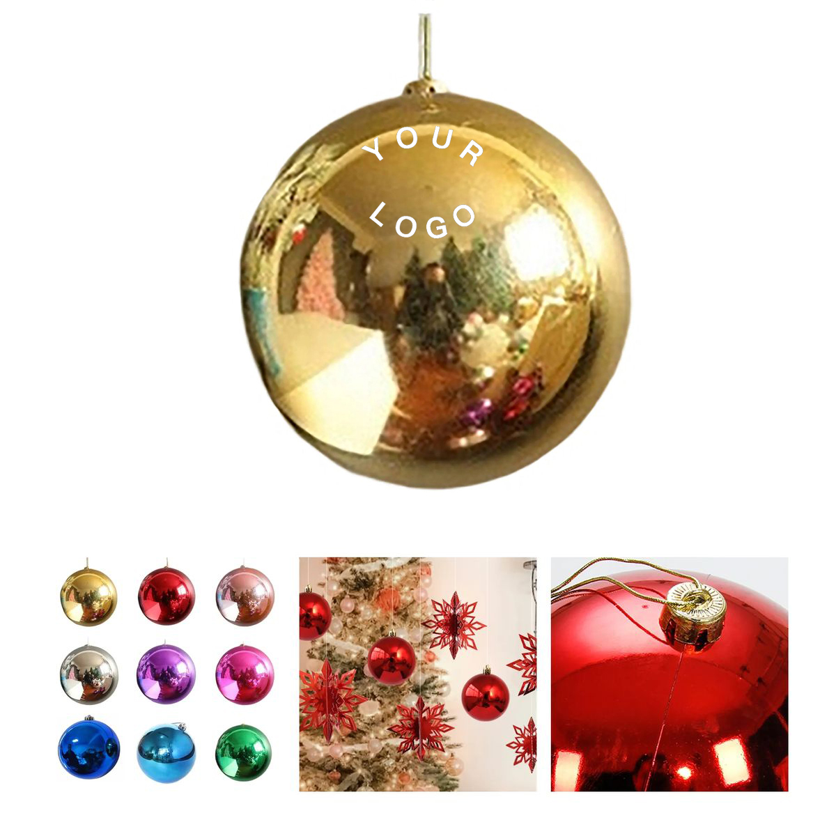 3.15 Inch Round Ornaments for Christmas Trees 4