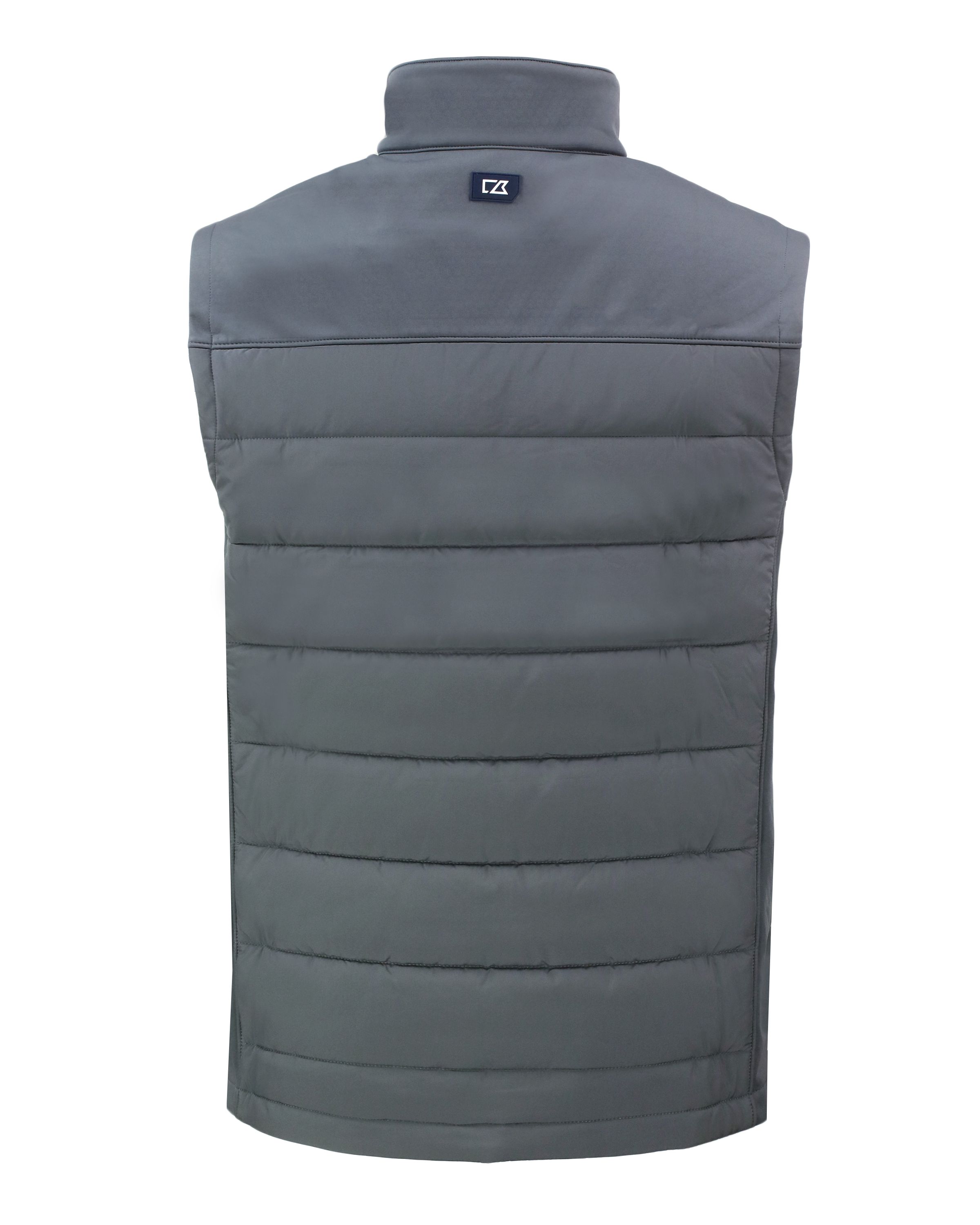 Cutter & Buck Evoke Recycled Honeycomb Fleece Mens Hybrid Full Zip Vest 38