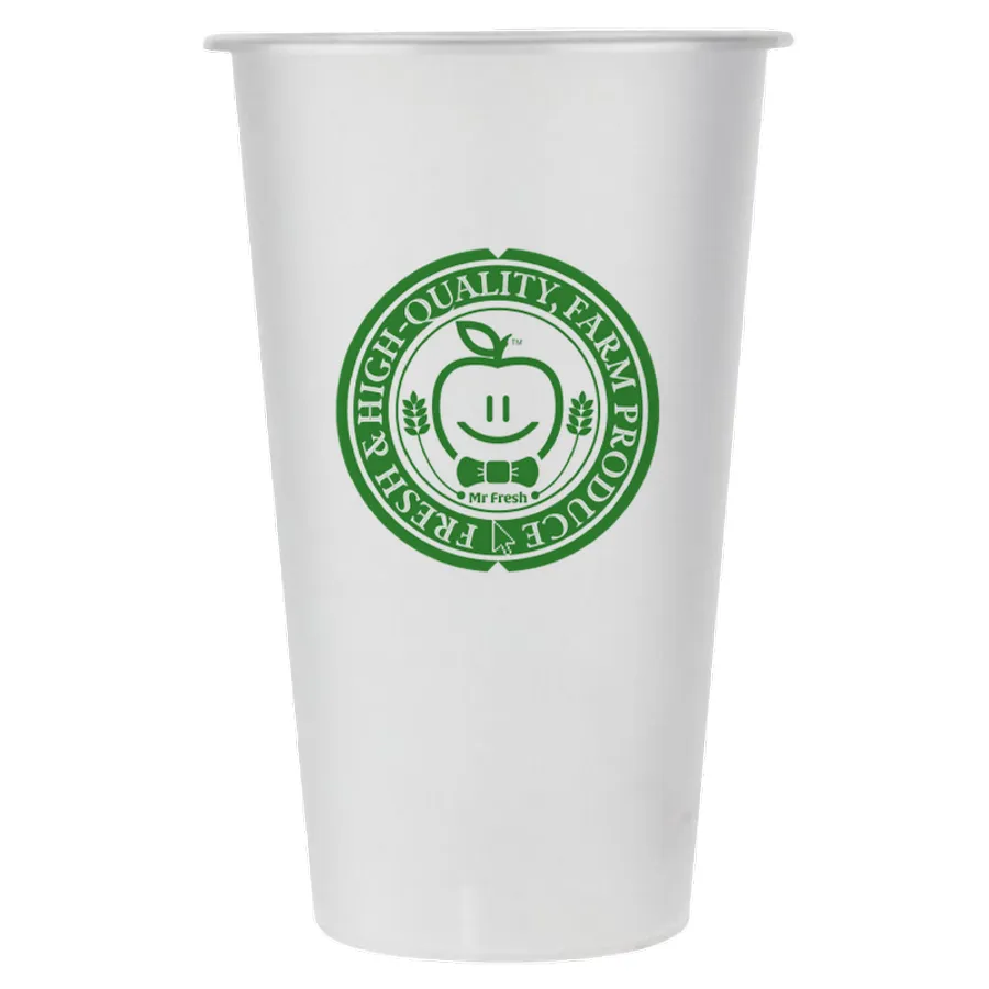 Premium PP Cup, custom plastic cup with logo imprint 3
