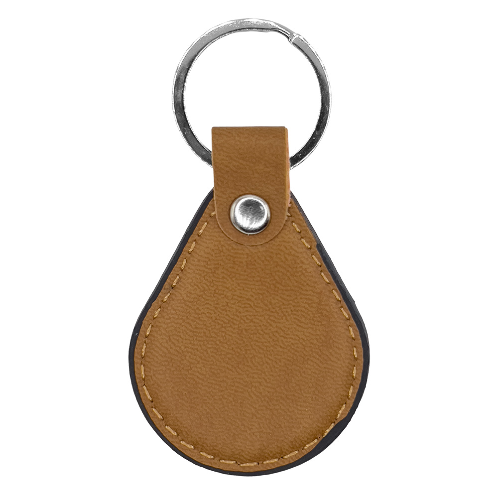 Faux Leather Keyring Teardrop 7