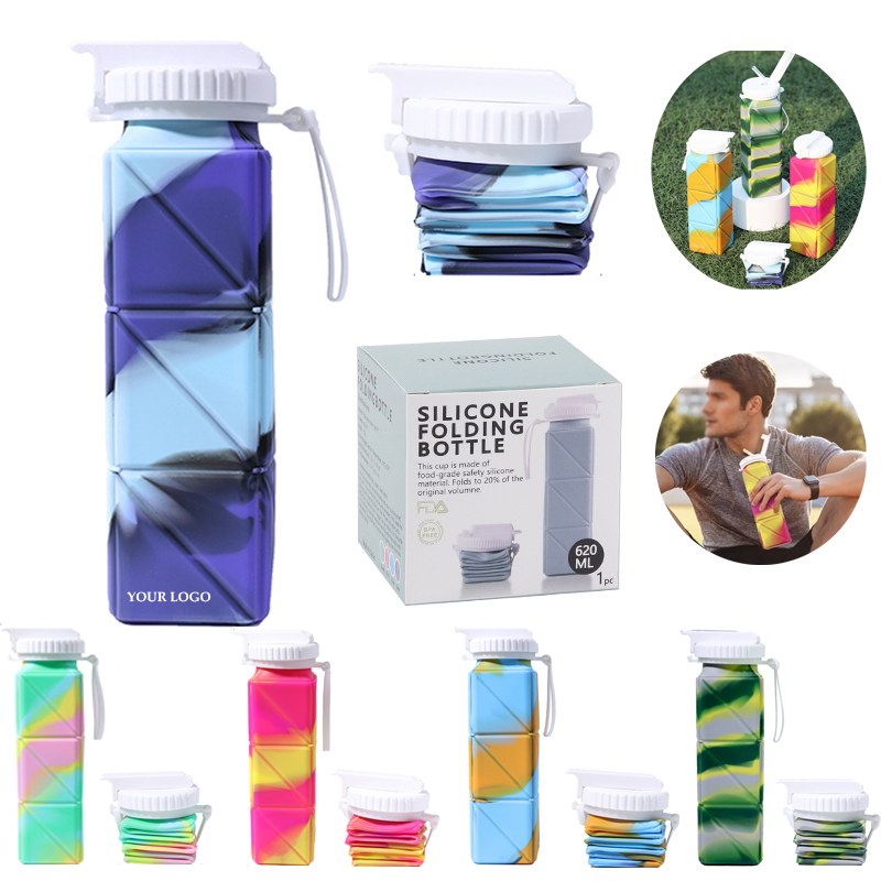 Outdoor Silicone Foldable Bottle 2