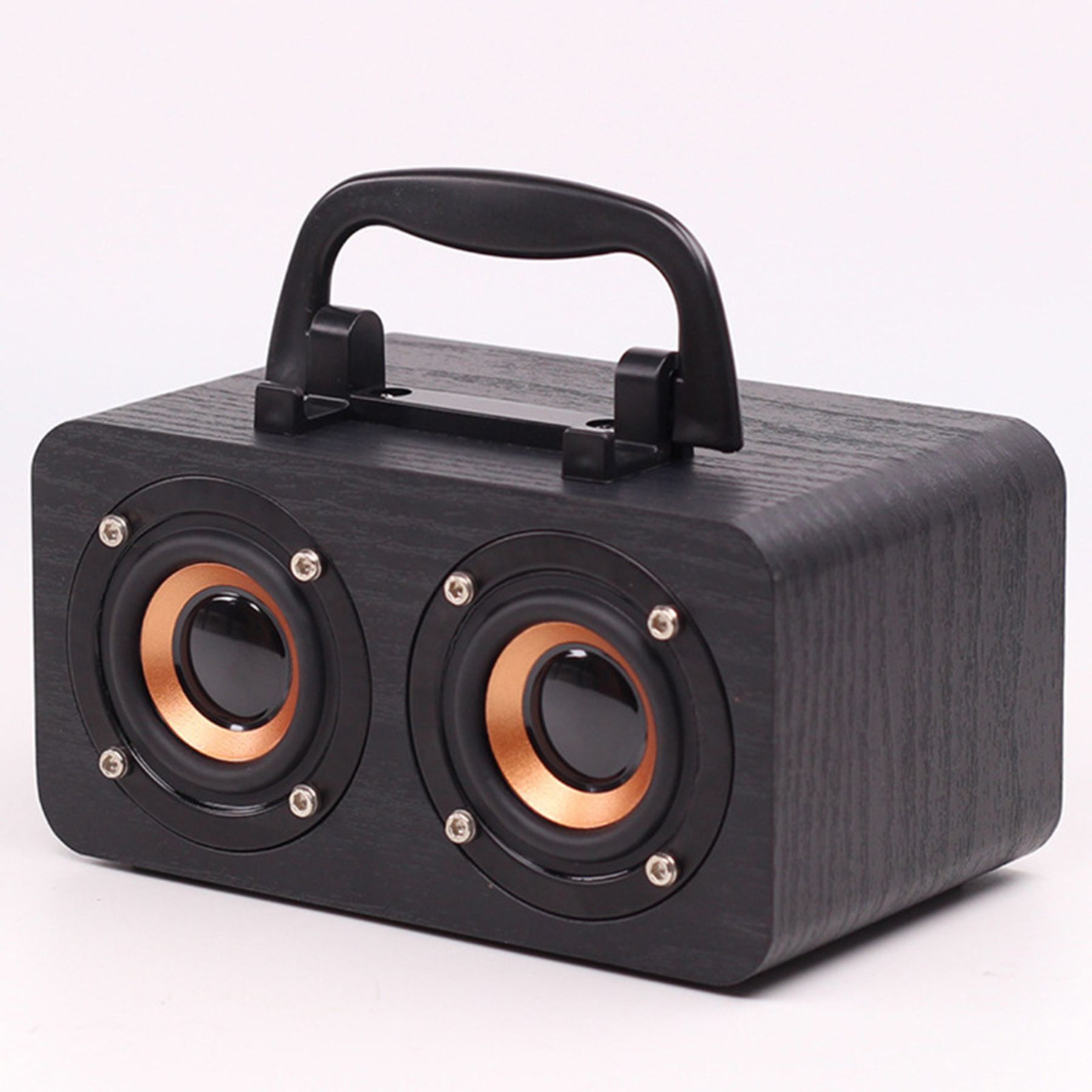 Wooden Bluetooth Speaker Wireless With Handle 3