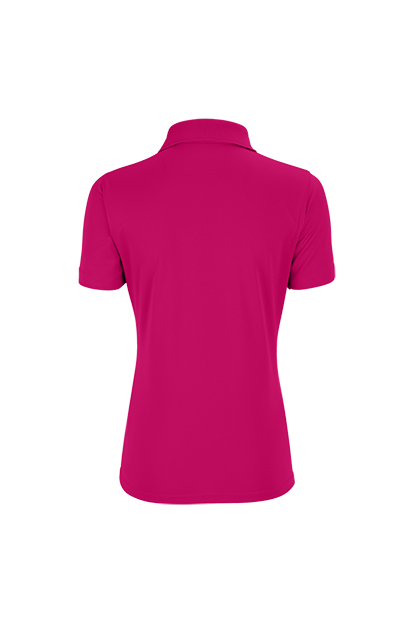 Women's Vansport Omega Solid Mesh Tech Polo 106