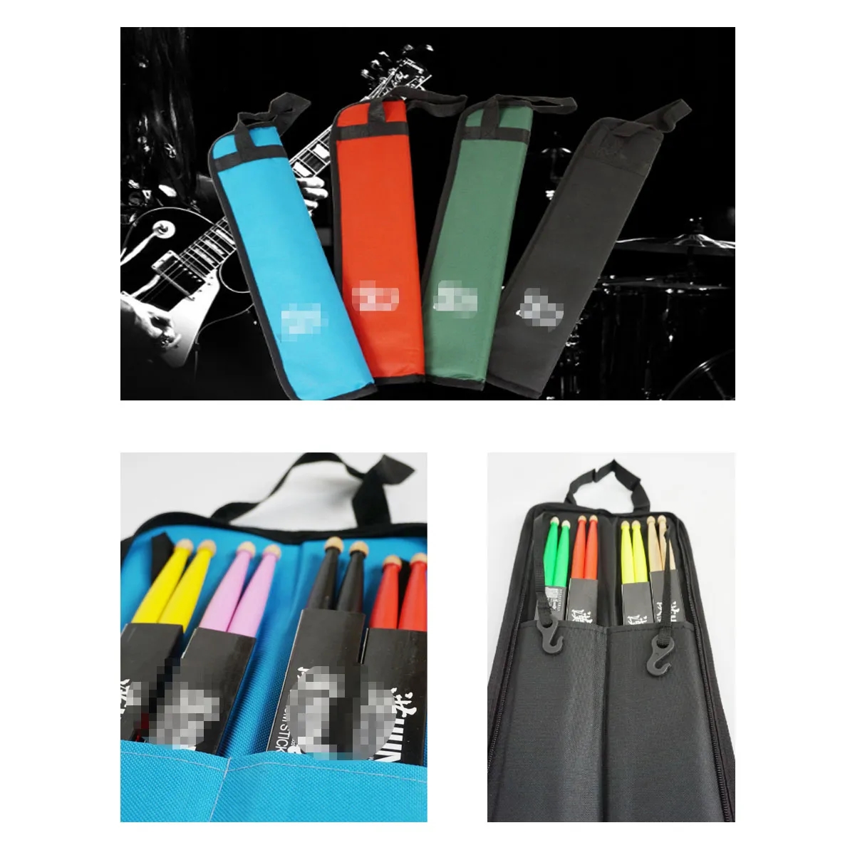 5 Pack Protable Oxford Cloth Waterproof Drumstick Bag 7