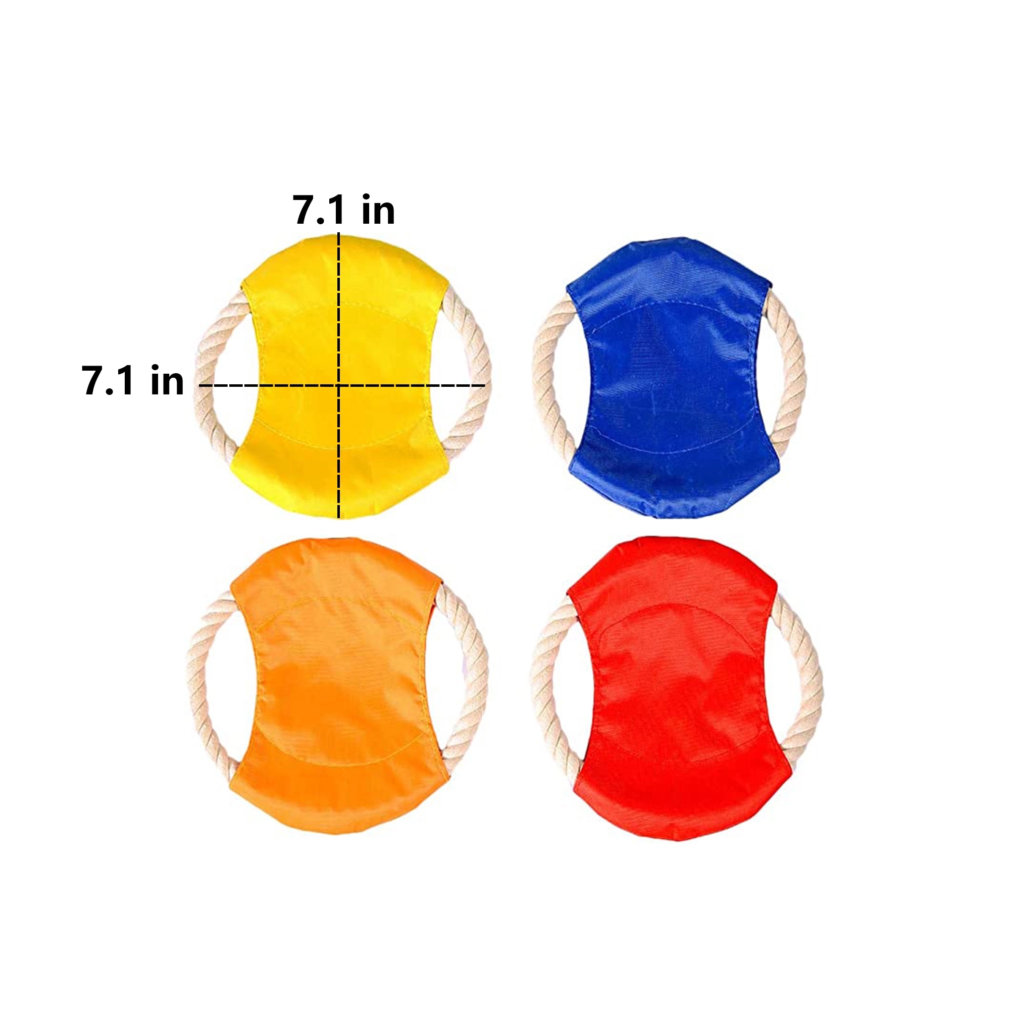 Round Rope Dog Flying Disc 6