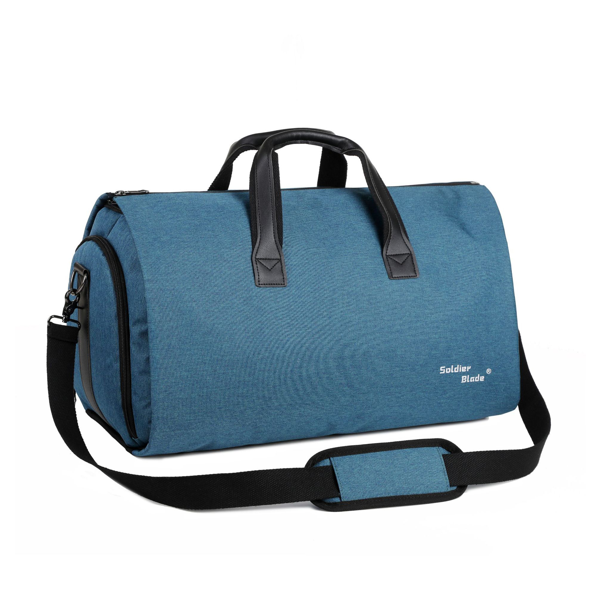 Convertible Oxford Garment Duffel With Detachable Shoulder Strap 45 Liter Capacity 7
