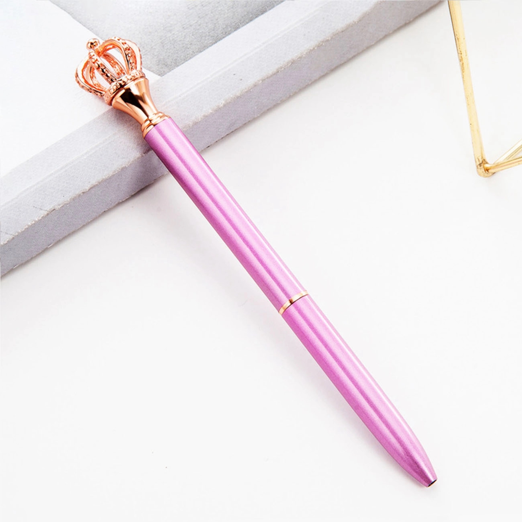 Shiny Metal Royal Crown Ballpoint Pen 13