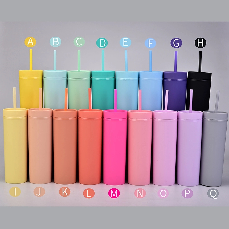 Matte Pastel Colored Acrylic Tumbler 48