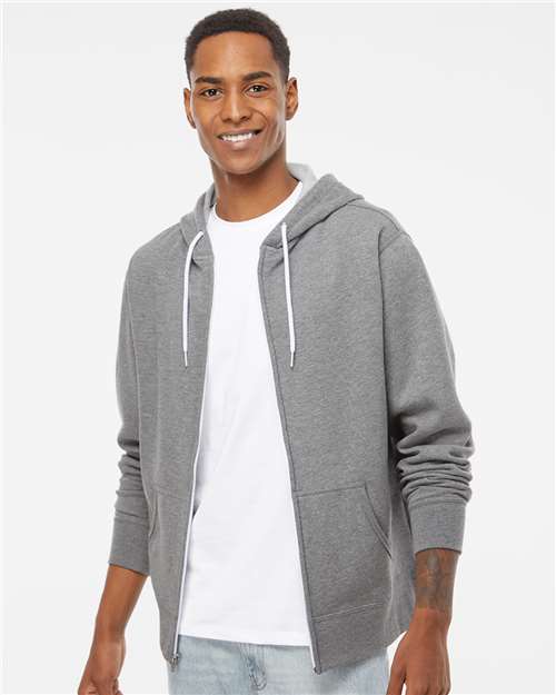 Unisex Lightweight Full-Zip Hooded Sweatshirt - AFX90UNZ 55