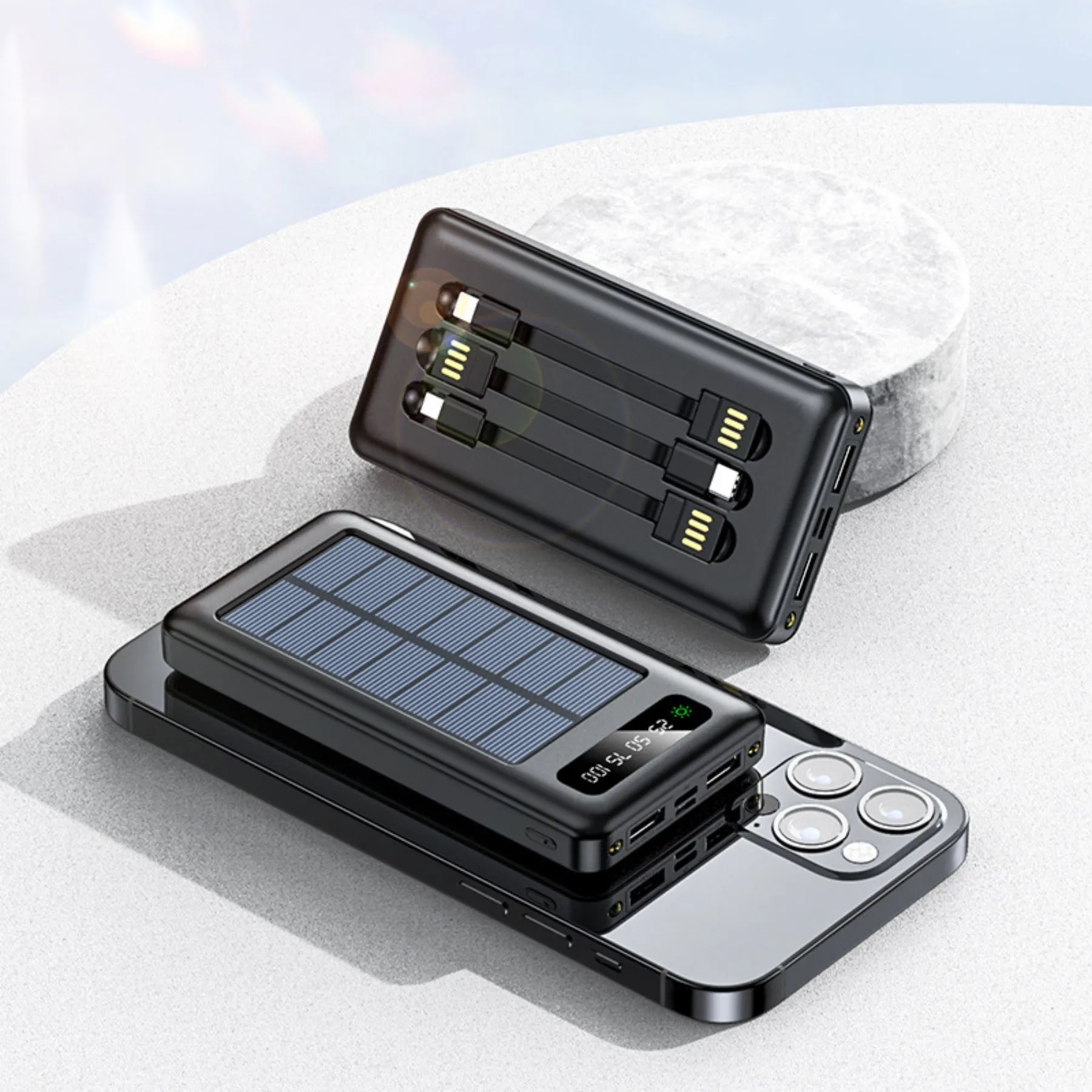 Solar 10000 mAh Power Bank 3