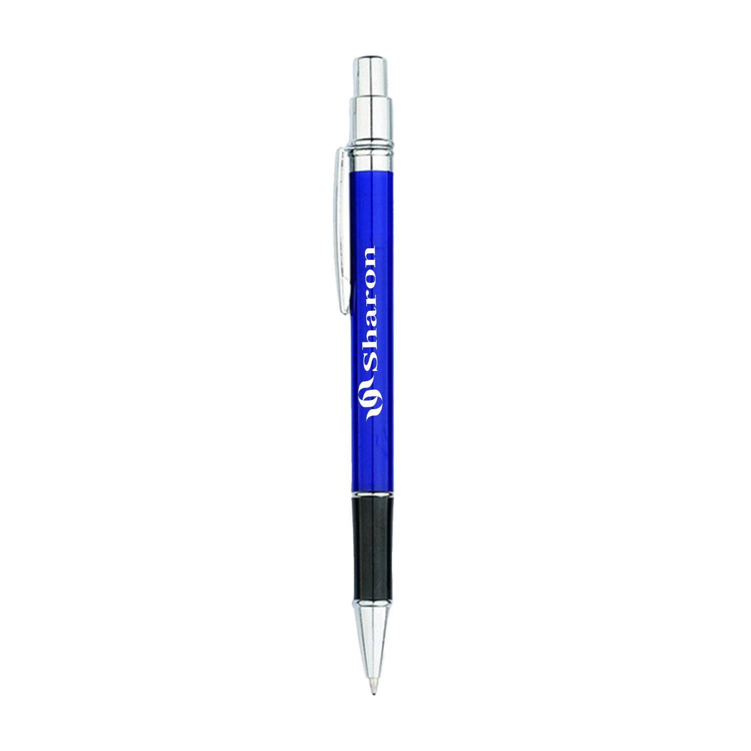 Monochrome Blue Ink Ballpoint Pen 3