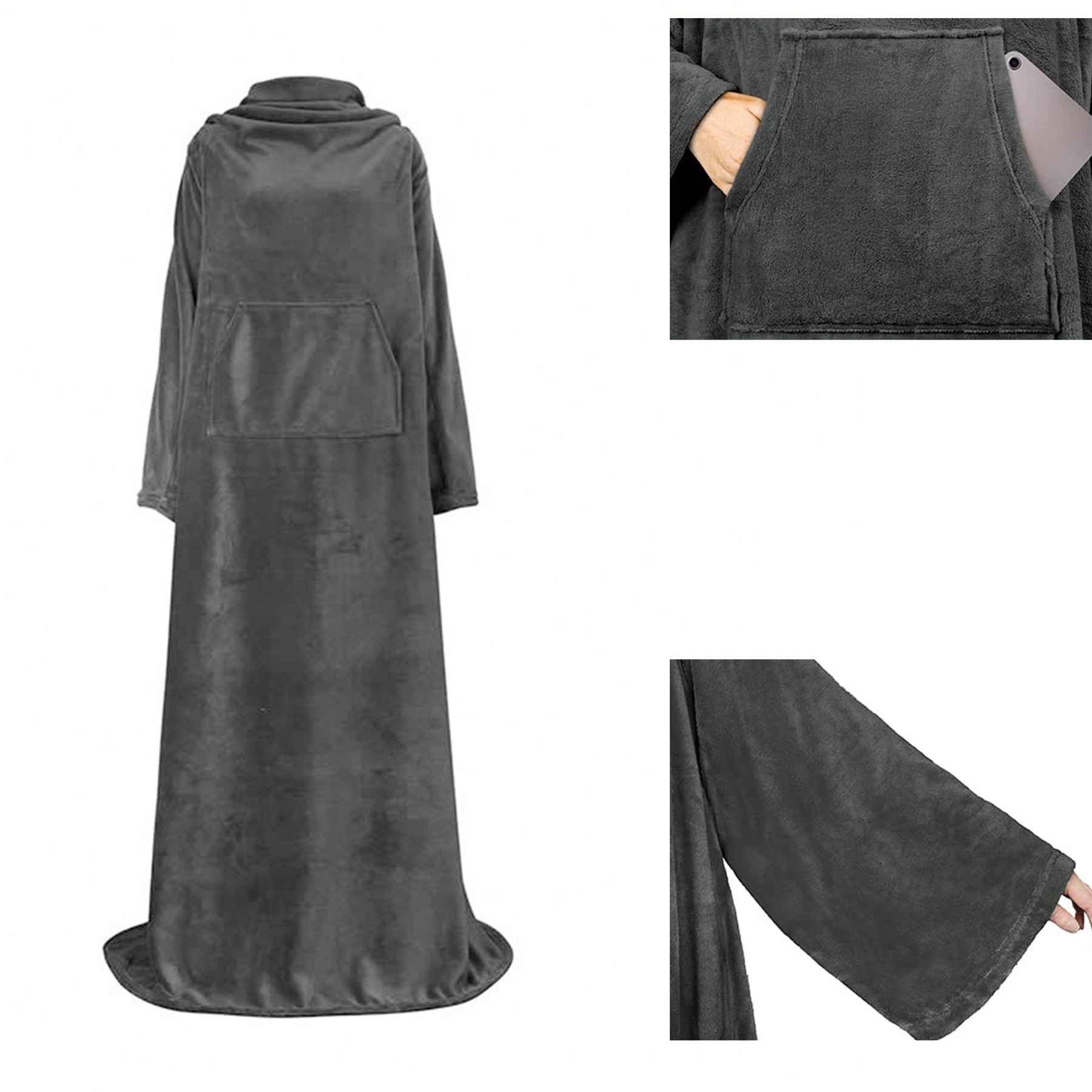 Wearable Blanket with Sleeves 2