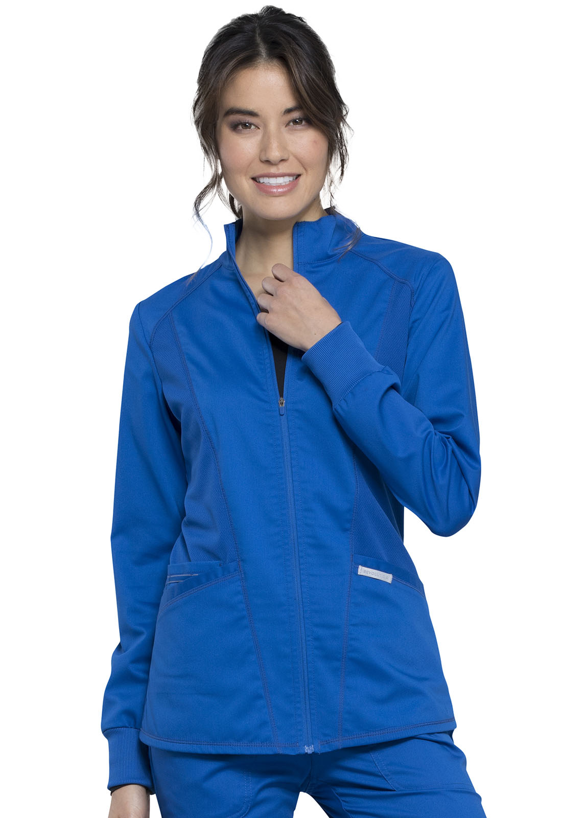 Cherokee - Workwear Revolution - Women's 2-Pocket Zip Front Jacket 26
