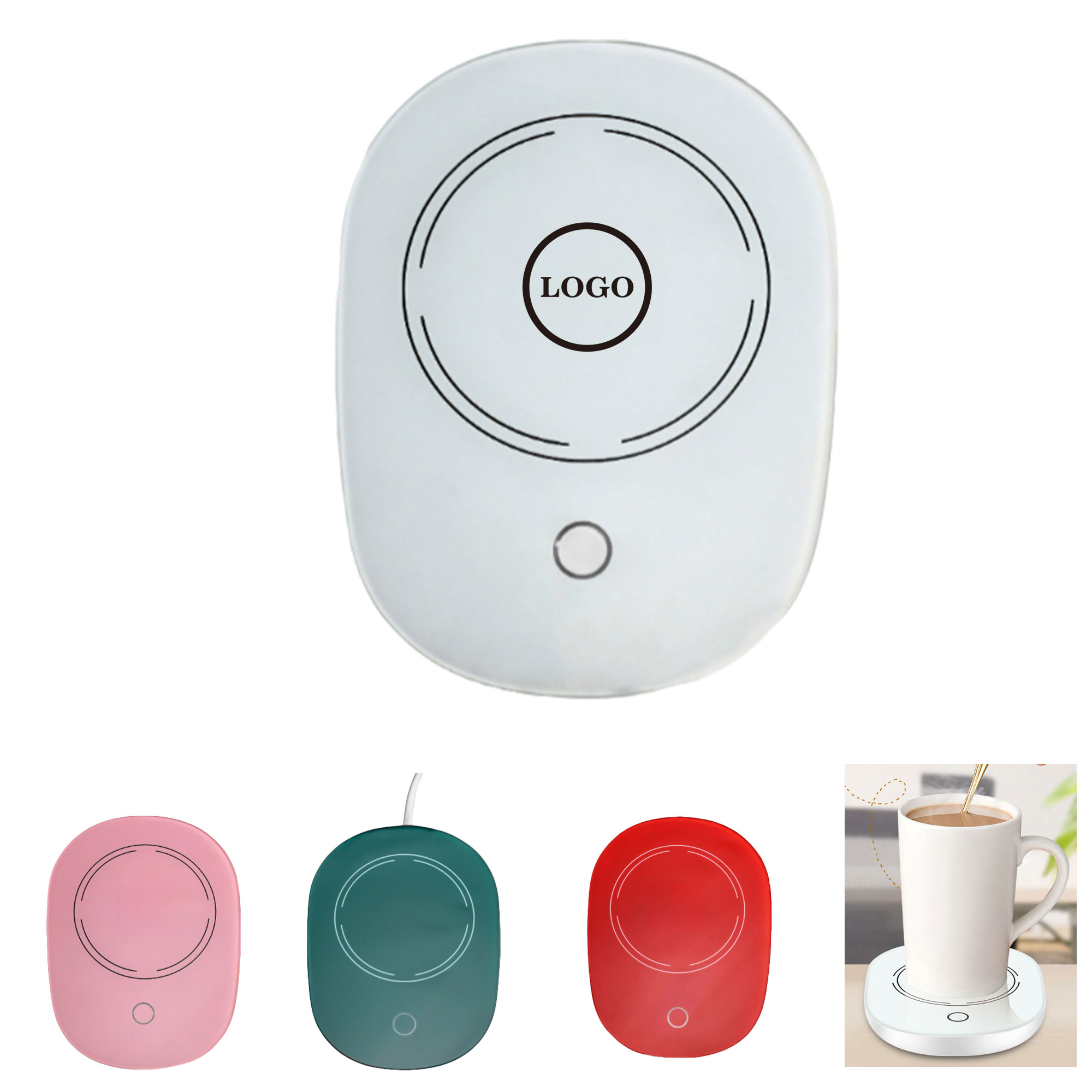 Personalized Gravity Sensor Cup Warmer Plate 1