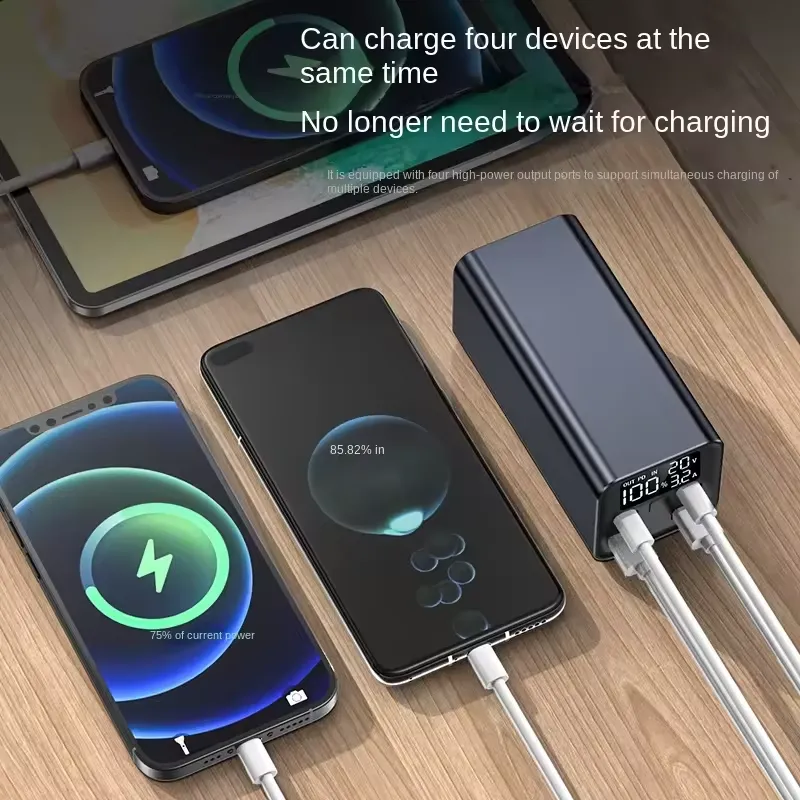 20000mAh 65W PD Power Bank with Type-C & Dual USB Ports 7