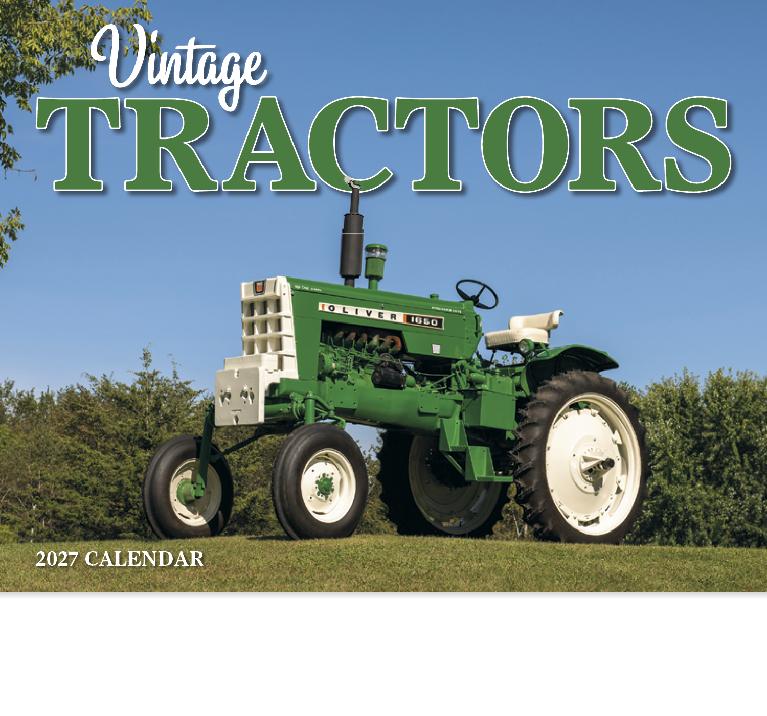 HotLine® Products Vintage Tractors Appointment Calendar - Stapled 45