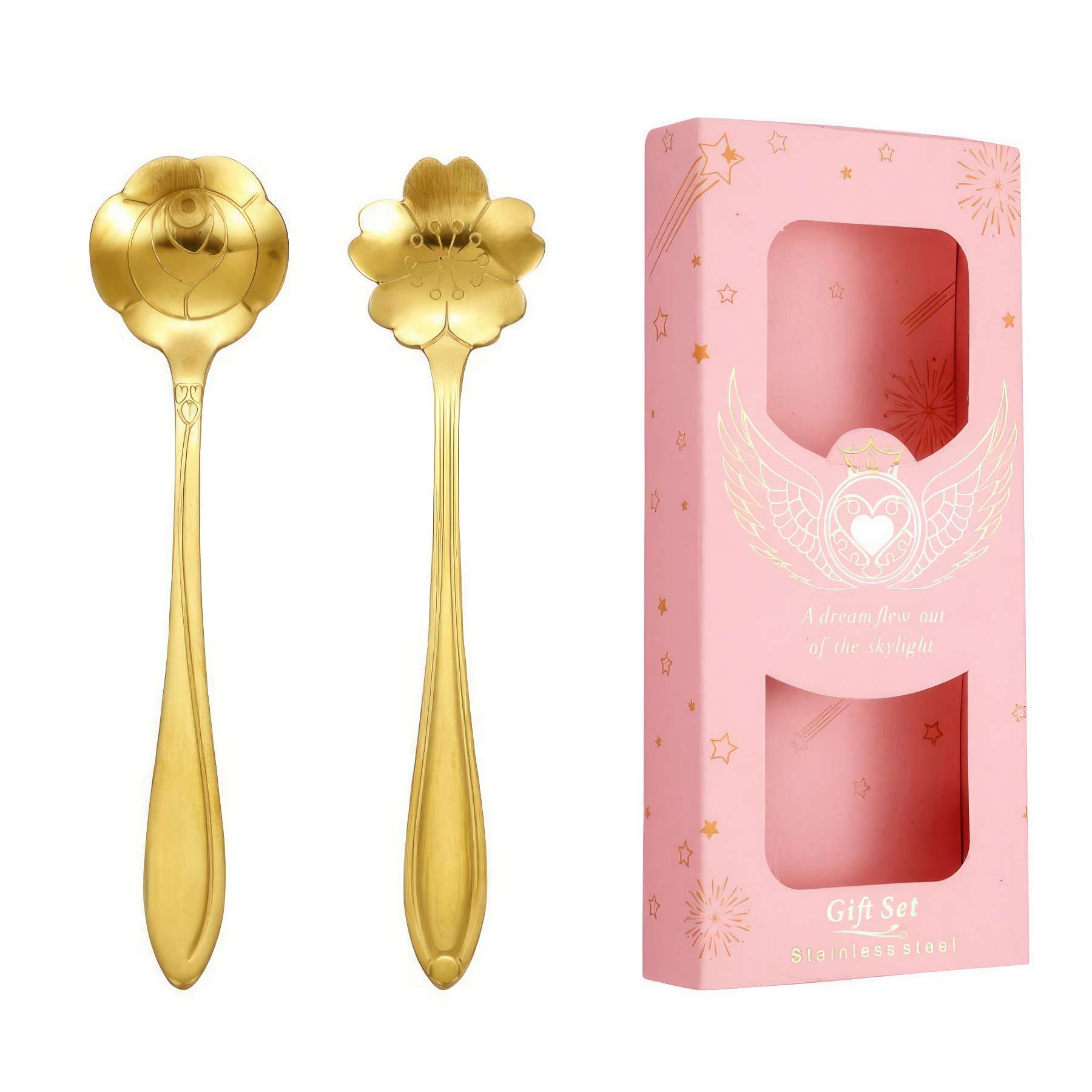 Stainless Steel Coffee Stirrers,Ice Cream Spoon 3