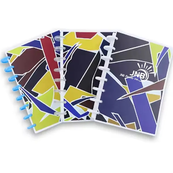 Notebook with PVC Cover Plastic Disc Binder