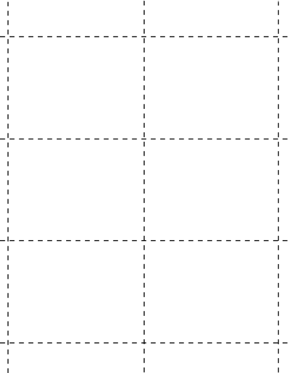 Badge Holder Blank Inserts (3"X4")