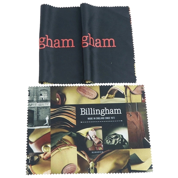 Dye Sublimation Microfiber Cleaning Cloth - 6x6 1