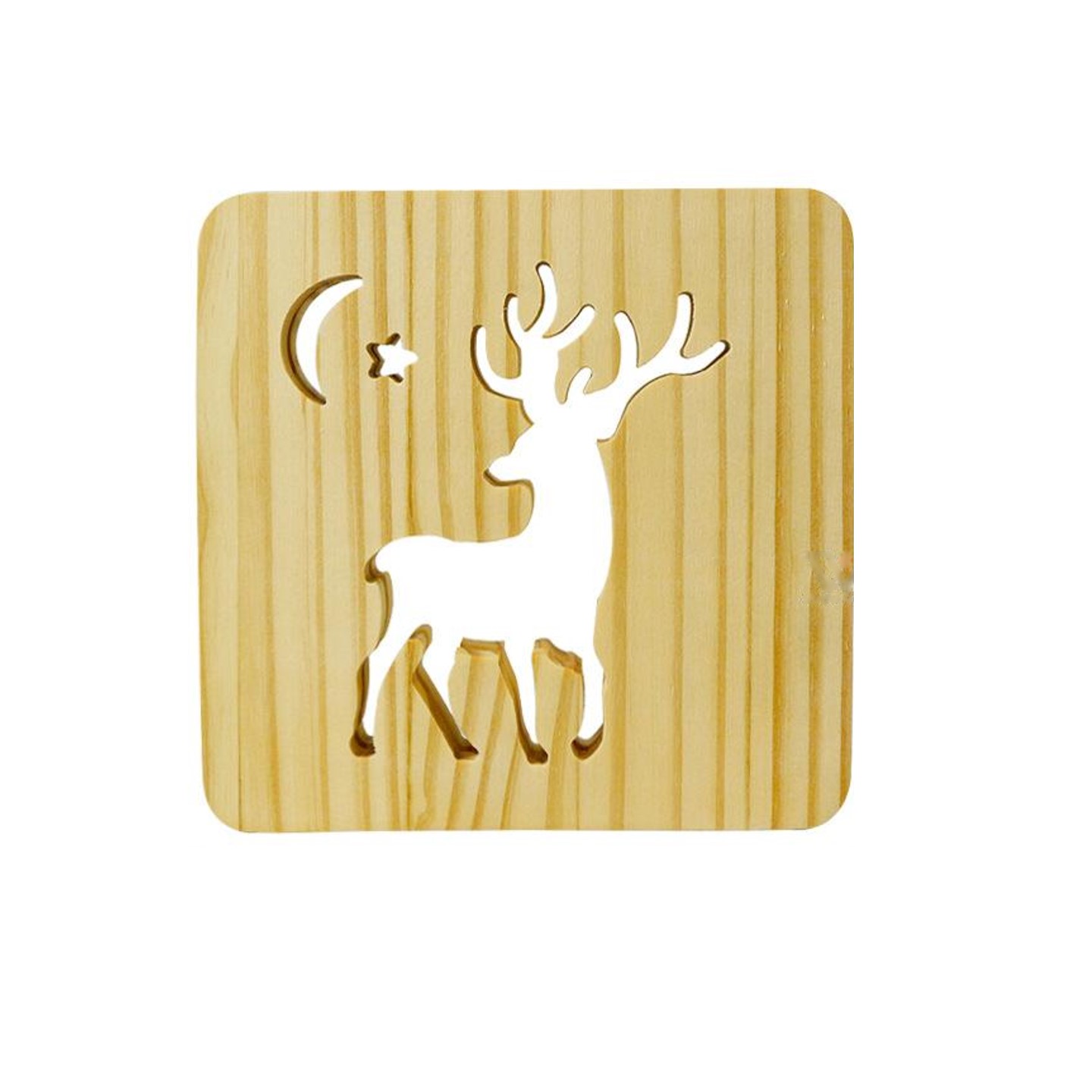Wood Carving LED Night Light 4