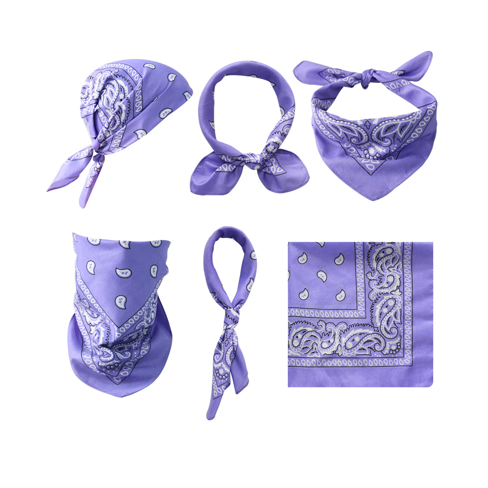 Multifunctional Customized Polyester Square Towel 3