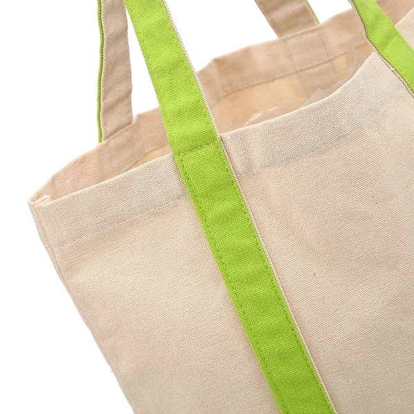 Land's end open top canvas tote, custom tote bag with logo imprint 3