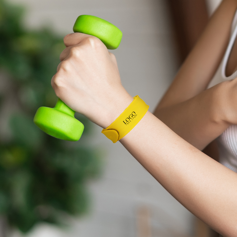 Silkscreen Silicone Slap Bracelets 6