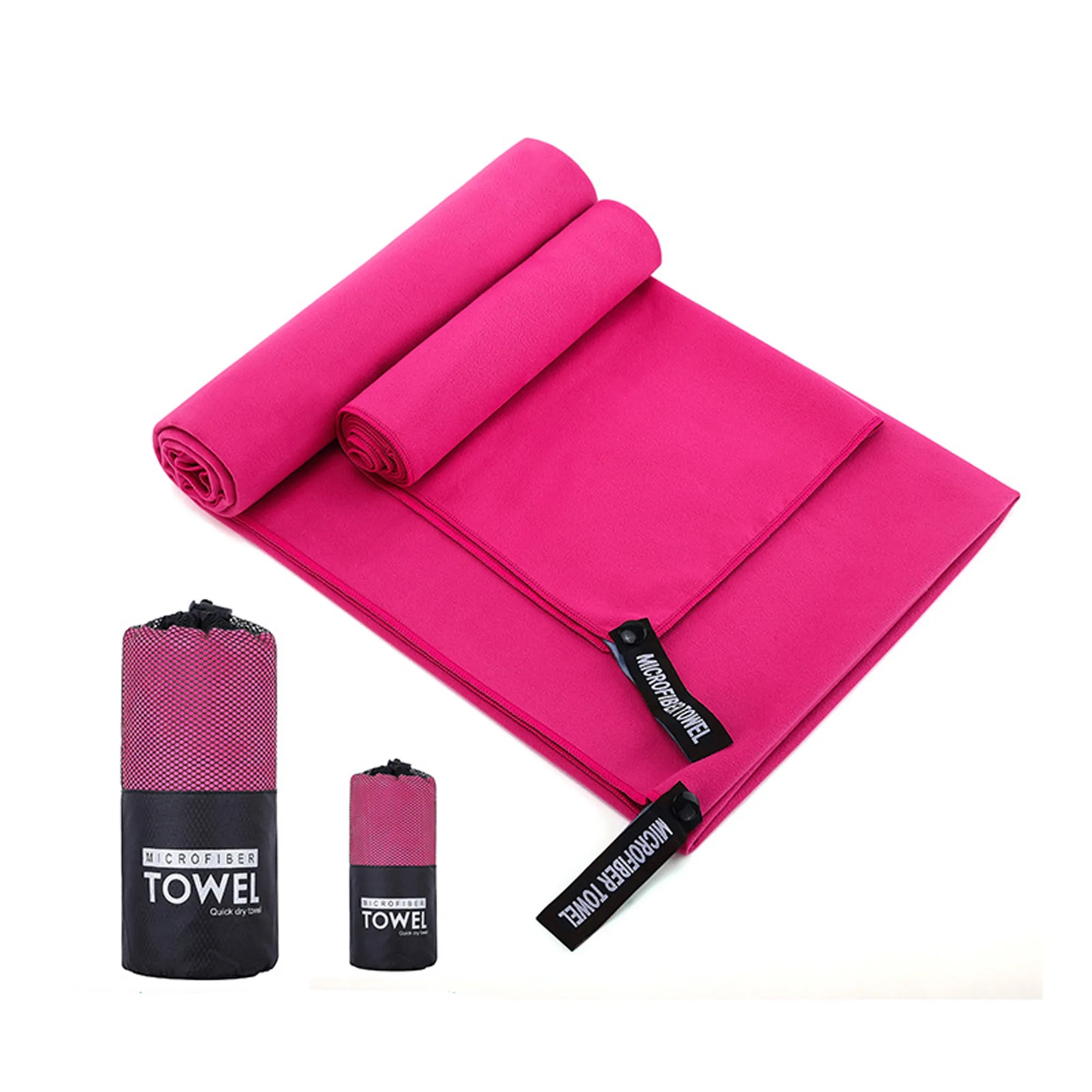 Quick Dry Sand Free Microfiber Towel with Travel Pouch 9
