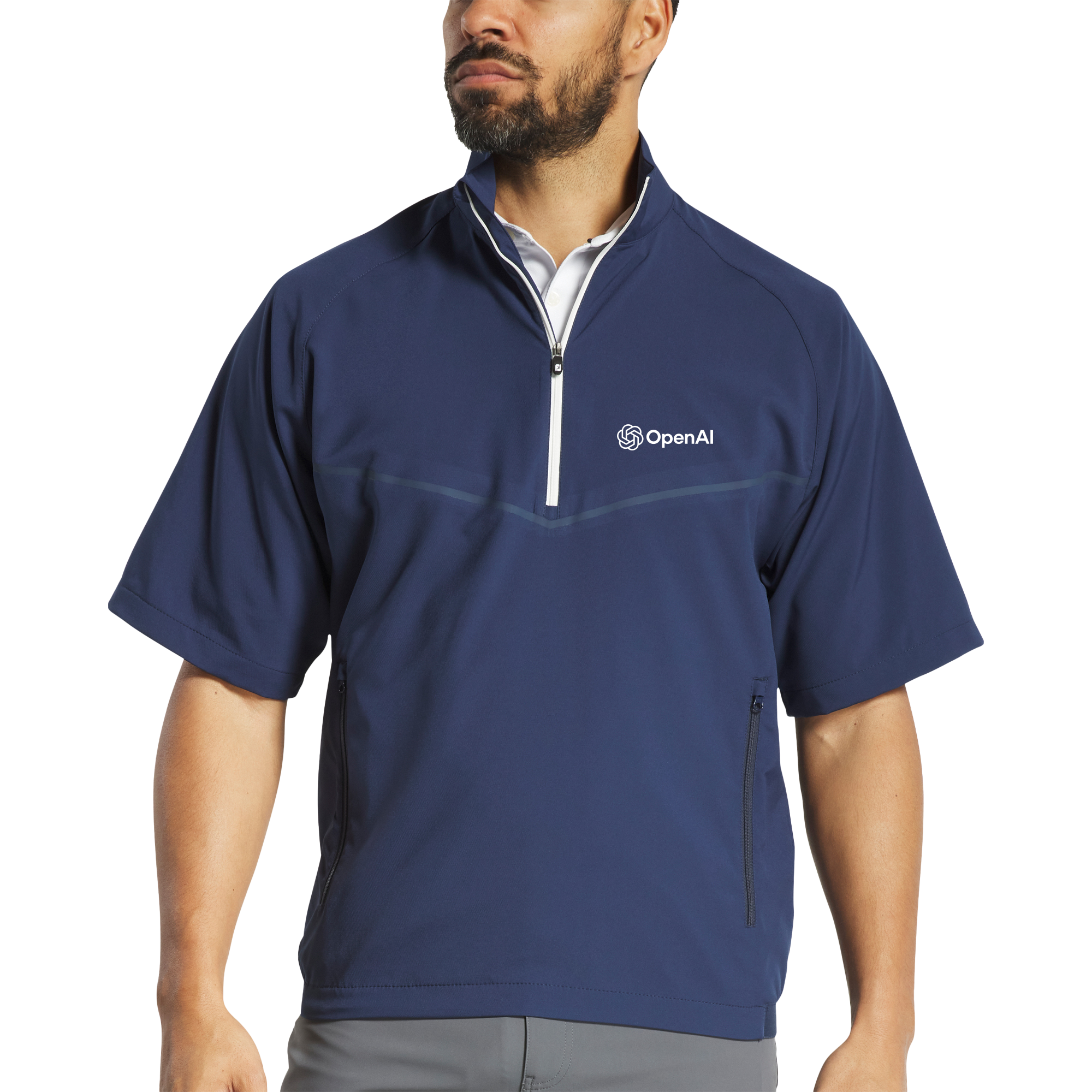 FootJoy Men's Short Sleeve Zephyr Windshirt 14