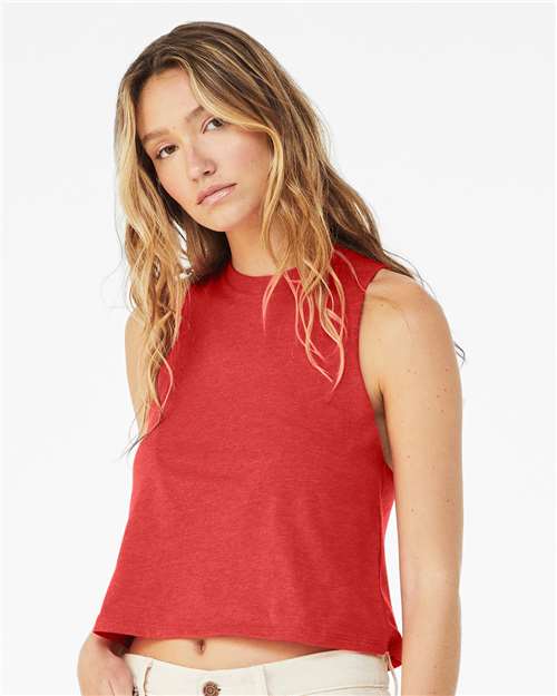 Women's Racerback Crop Tank - 6682 80
