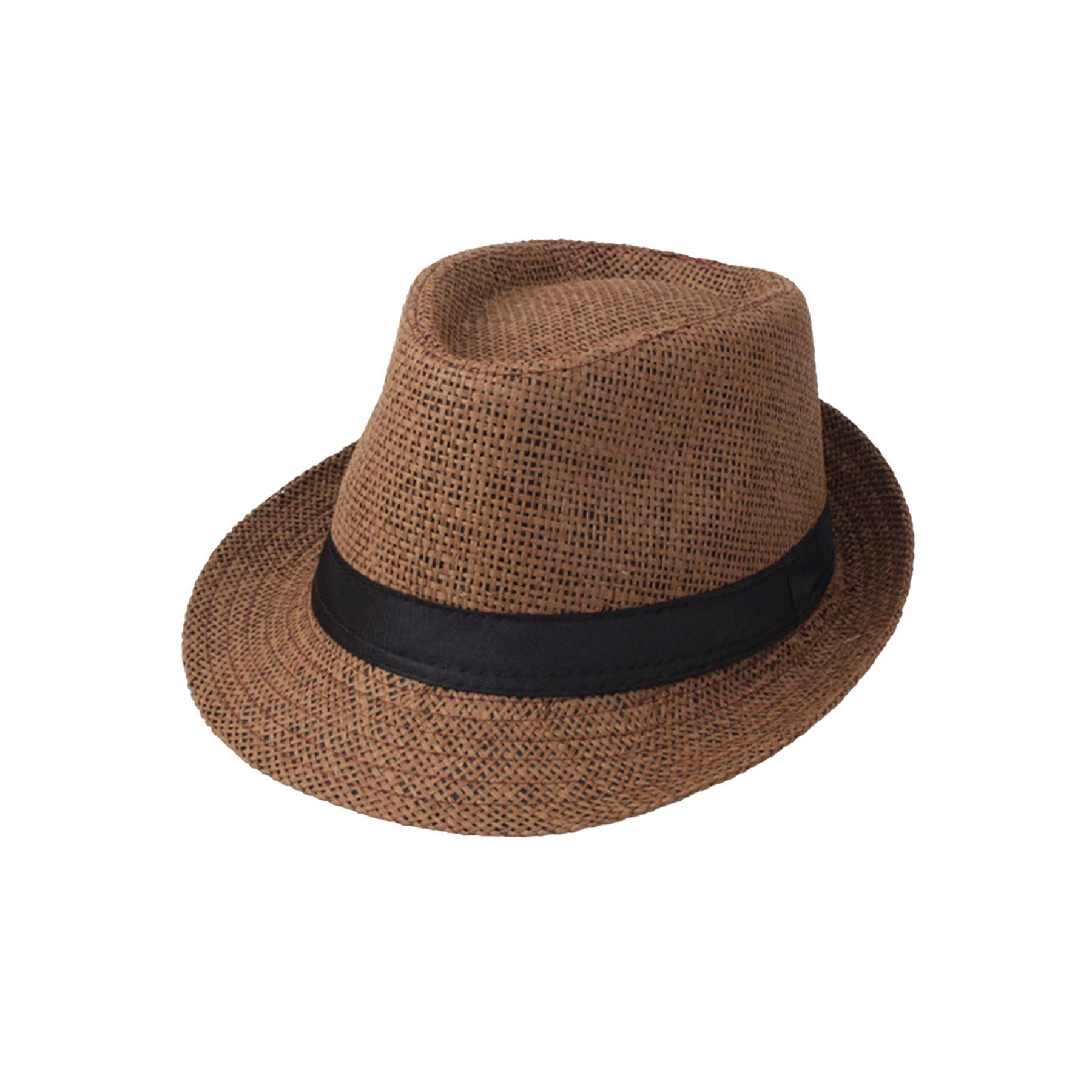 Summer Straw Fedora Hat 3