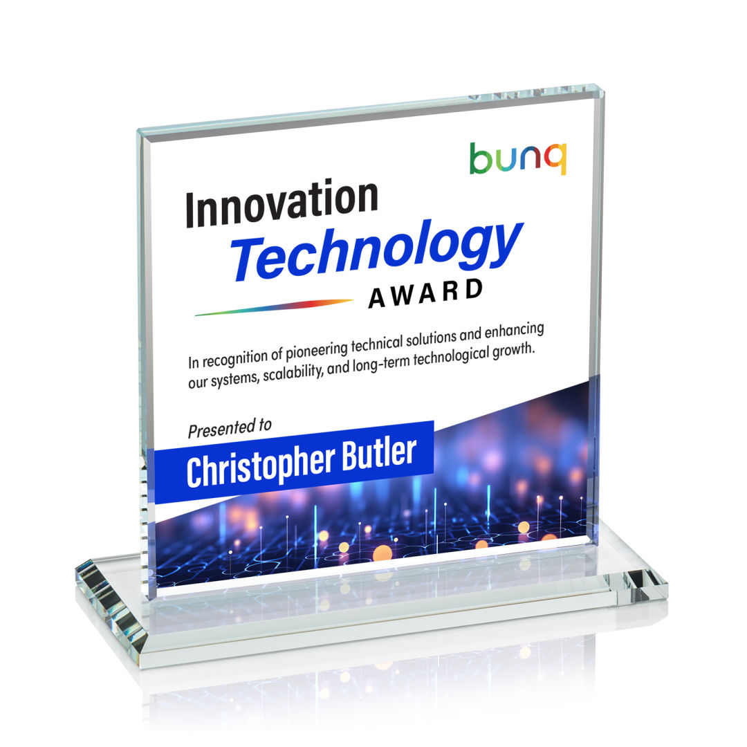 Sahara VividPrint™ Award - Clear 3